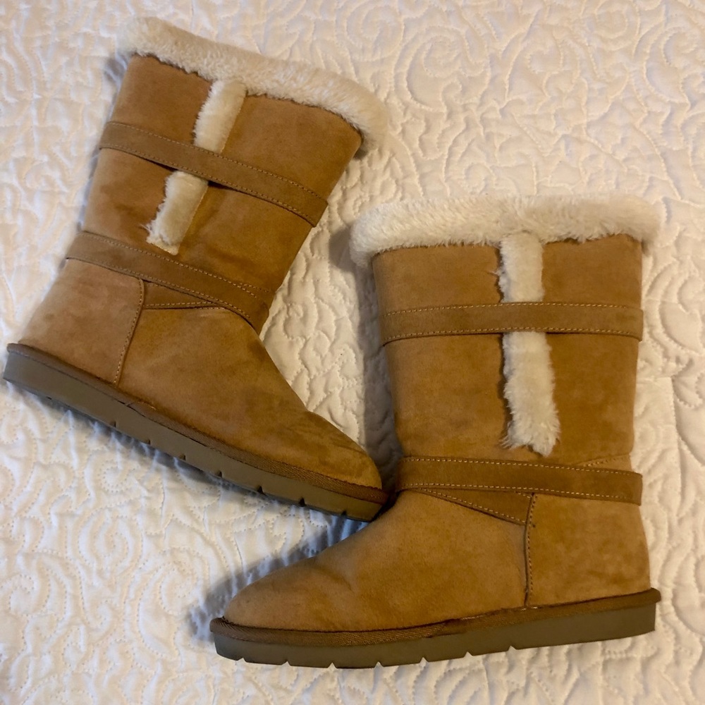 Girls Michael Kors Tan Shyla Boots